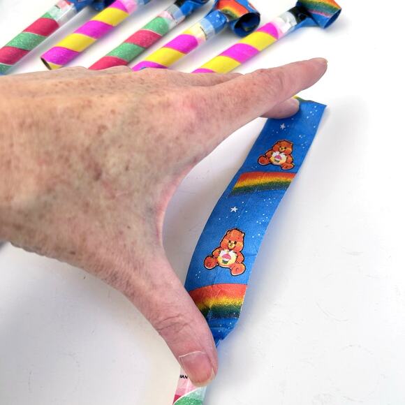 Vintage Care Bear Party Blowers Set of 12 80s Retro Party Decor - Picture 5 of 5